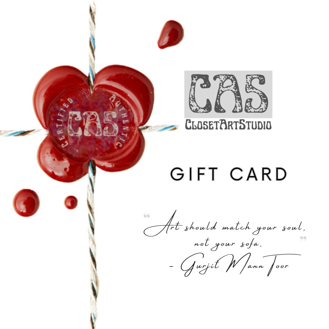 Give the gift of art. Gifting made easy. Painting gift card. Art gift card. Workshop gift card. Class gift card.